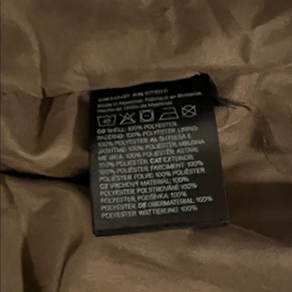 H&M Taupe Brown Quilted Jacket with Hood - Picture 8 of 8